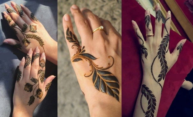 Simple Back Hand Mehndi design