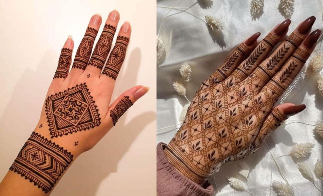 Diamond Mehndi Design