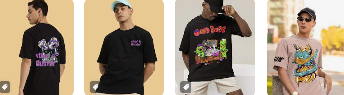 Vibin oversized t shirt