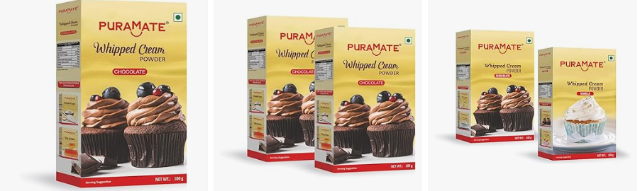 Puramate Whipped Cream Powder