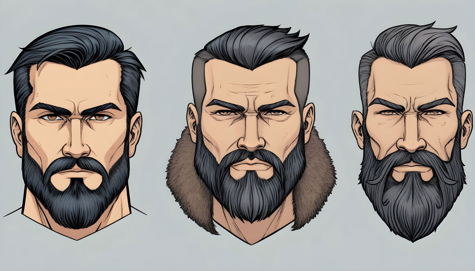 Beard Style For Men with Rectangle Face Shape