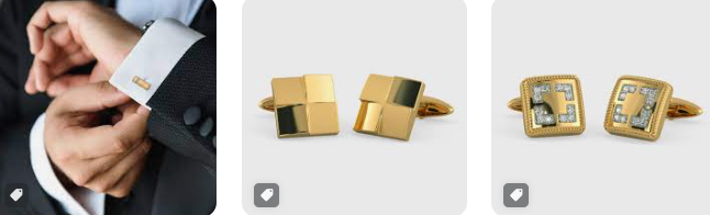 Bluestone cufflinks
