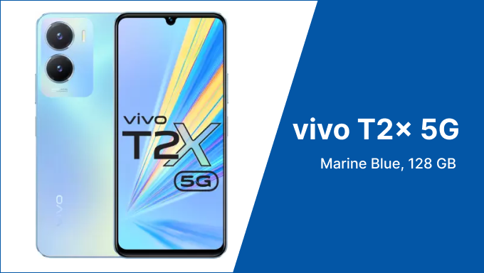 vivo T2x 5G (Marine Blue, 128 GB)