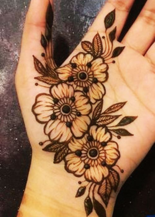 Flower Arabic Mehndi