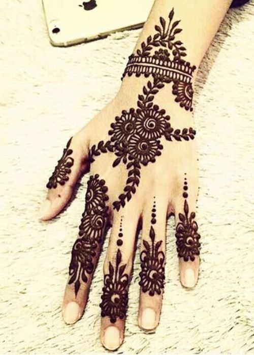 Simple Arabic Mehndi