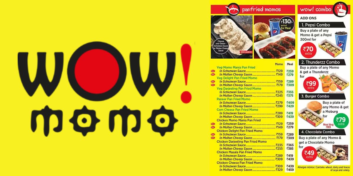 wow momo menu with prices