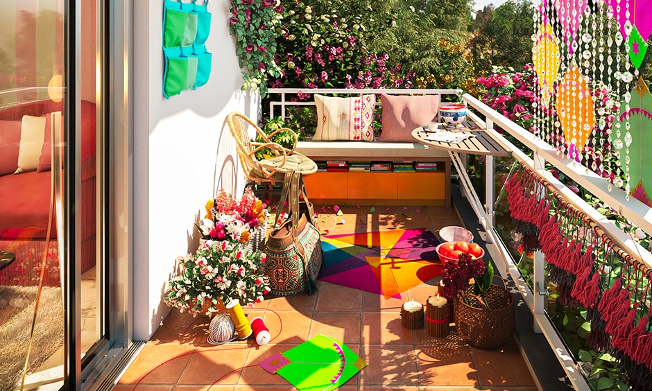 happy lohri decoration