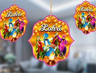 lohri festival decorations