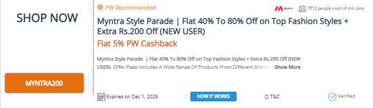 myntra offers