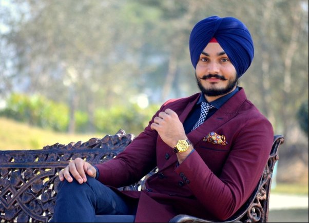 Maroon Blazer with Navy Blue Shirt Combination