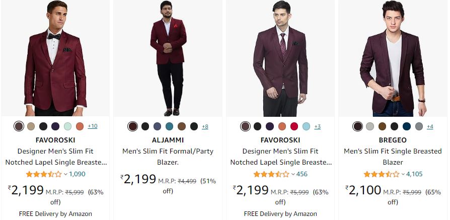 Maroon Blazer Combination Ideas for Men