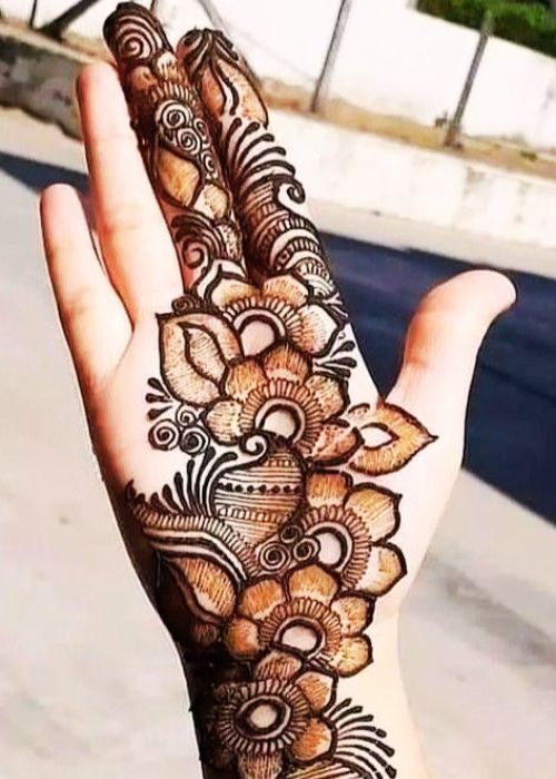 arabic mehndi design simple