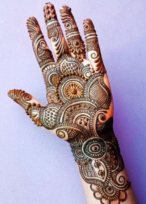arabic mehandi design simple