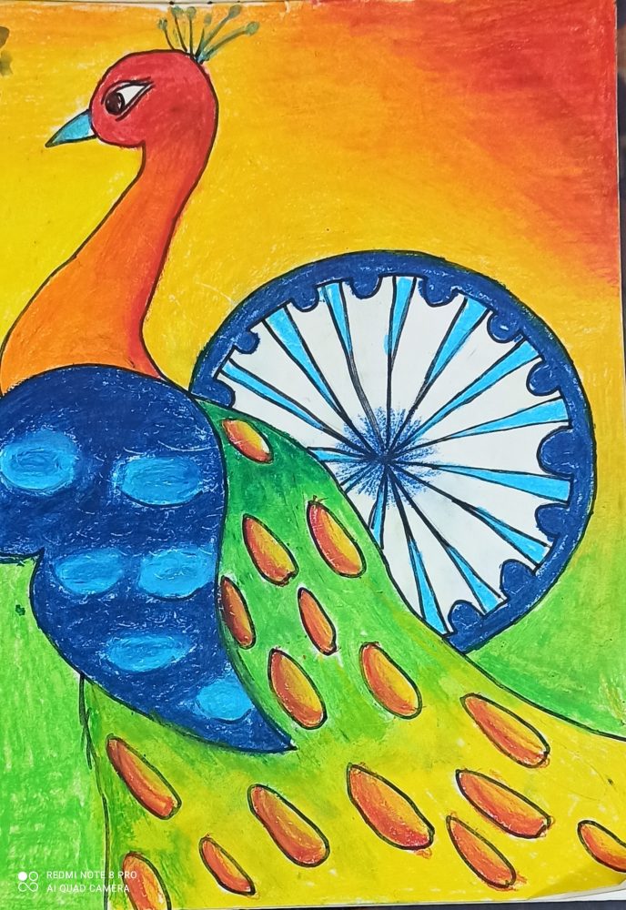 Peacock Happy Republic Day Poster