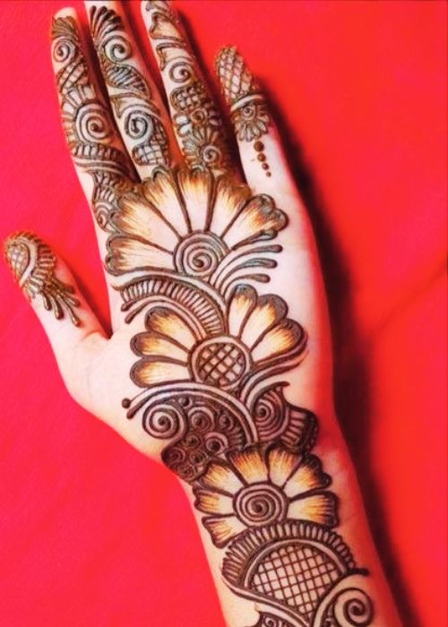 simple arabic mehendi