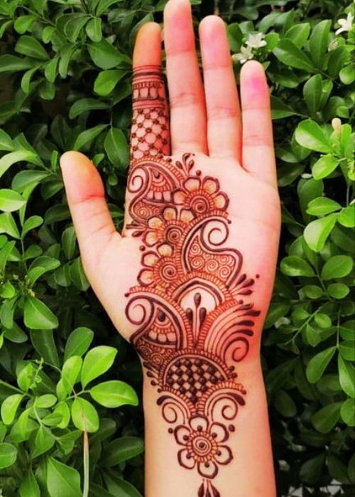 simple mehendi design