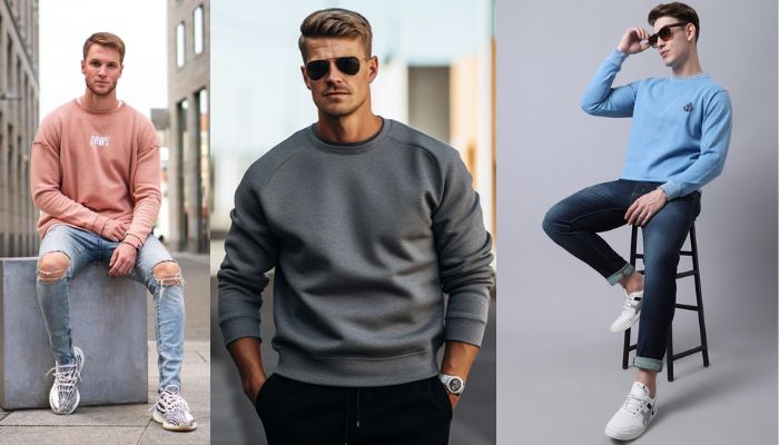 sweat shirts outfit ideas for men