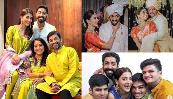 pooja hegde family