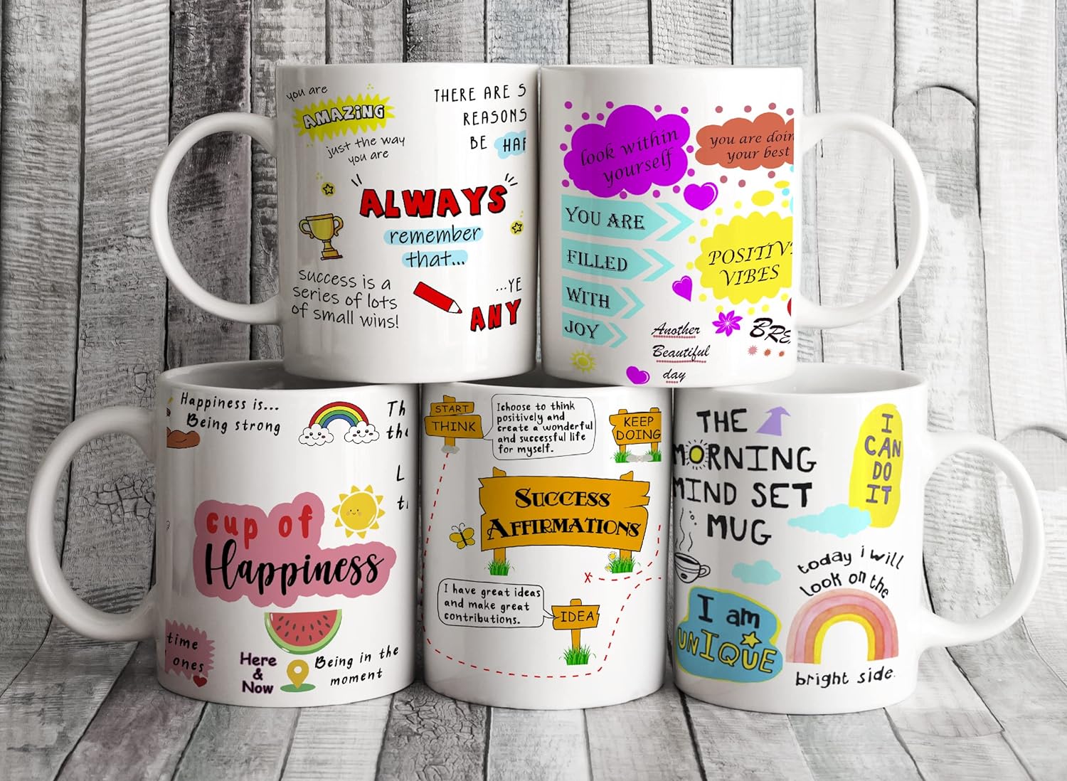 inspirational lines prinetd ceramic mug