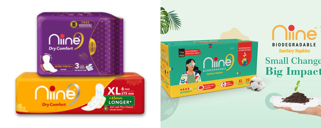 Niine | Best Sanitary Pad Brands in India
