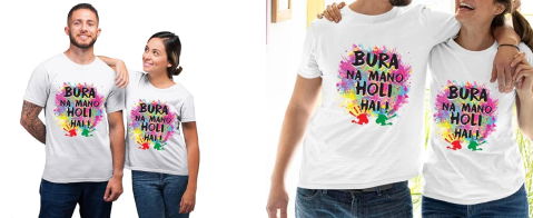 Best Holi t-shirt for Men & Women