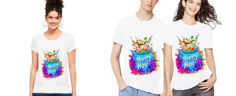 Happy Holi T-shirt for men & women