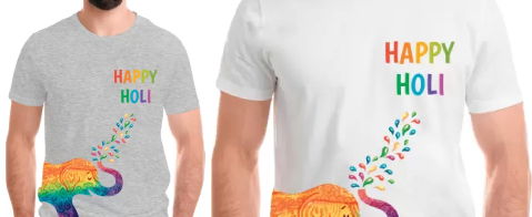 Happy Holi Mens T-shirt