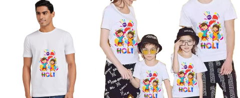 Customized Holi T-shirt