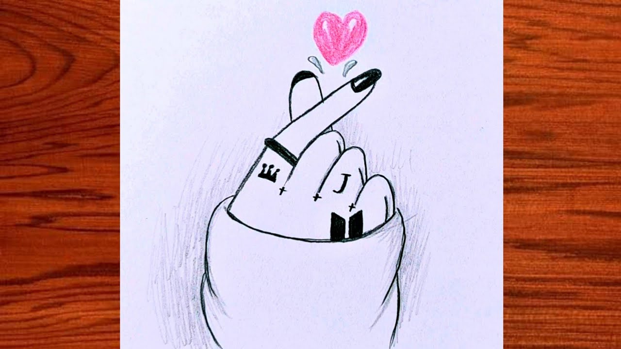 Easy BTS Army Symbol Drawing