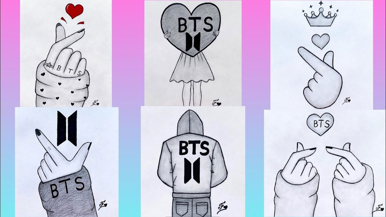 BTS Drawing Ideas
