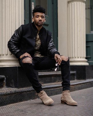 Boots with black jeans