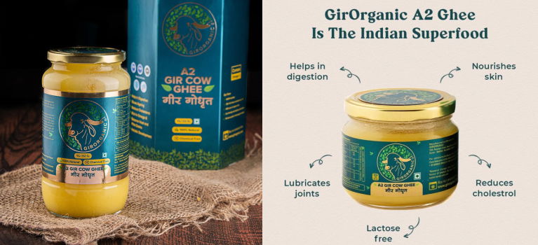 Gir Organic Ghee - Best Cow Ghee Brands in India