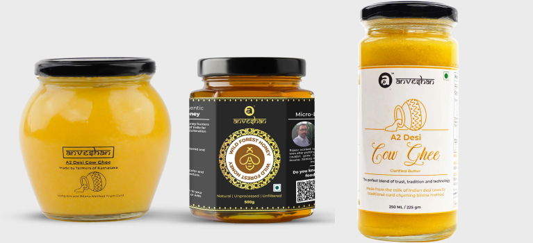 Anveshan Cow Ghee Brand in India