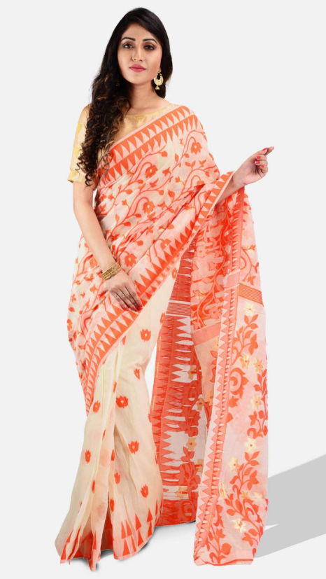 Taant Jamdani Sarees