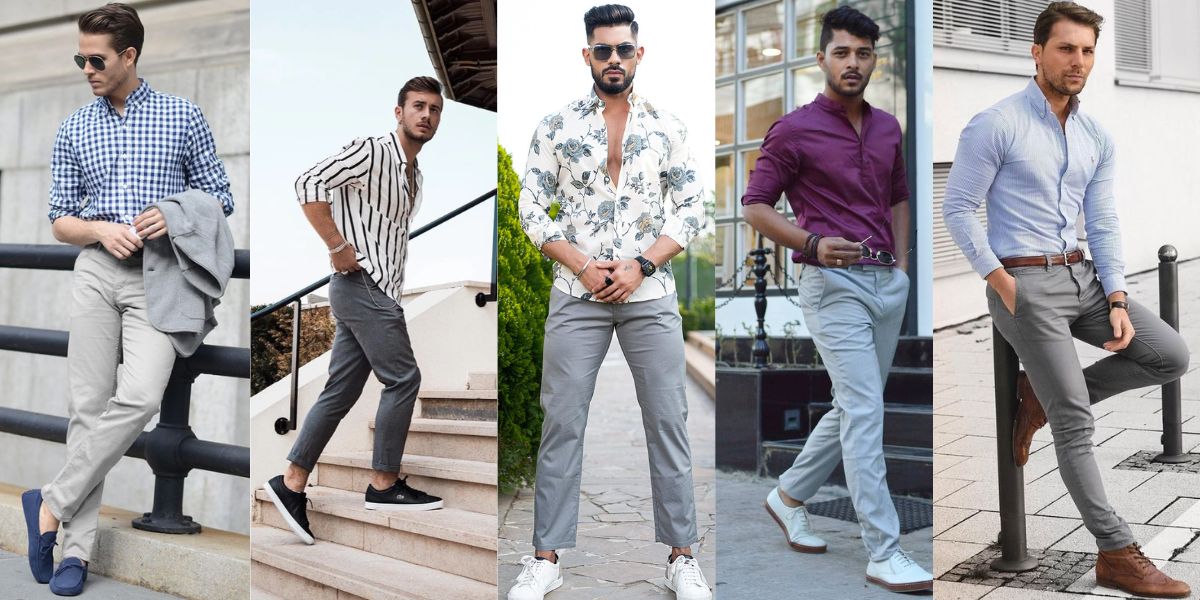 Grey Pant Matching shirt Combination Ideas For Men