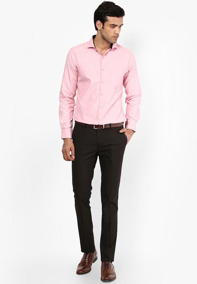 Pink Shirt With Black Pants | Black Pant Matching Shirt