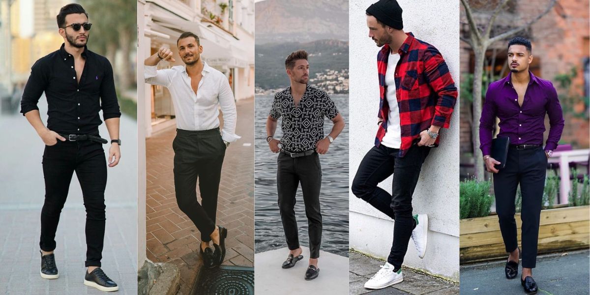 Black Pant Matching Shirt For Men