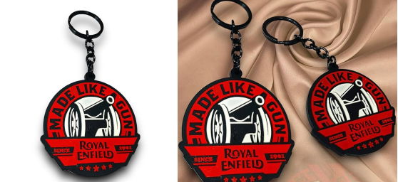 RE Keychain for bike