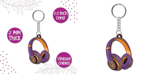 Headphone Keychain for Car