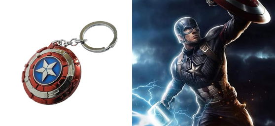 Captain America Keychain