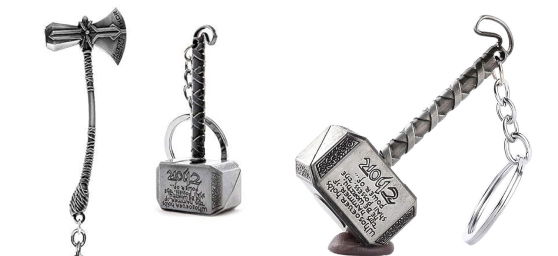 Thor Hammer Keychain