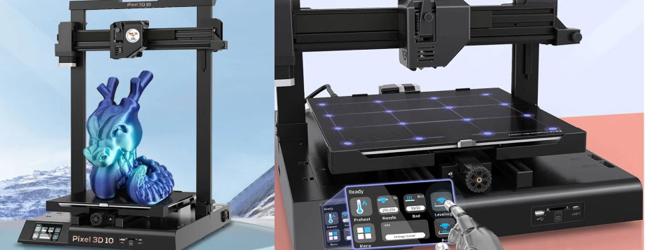 Pixel 3D 10 Original DIY 3D Printer