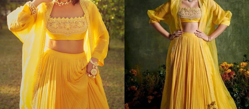 Haldi Outfit for Bride