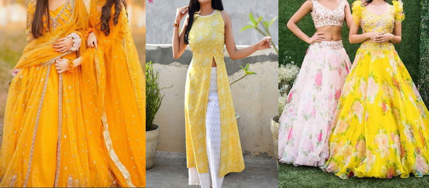 Haldi Dress for Bride's Sister