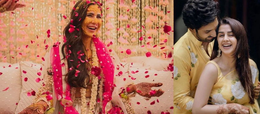 Pastels & Whites for Haldi