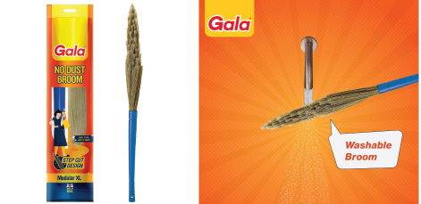 Gala No-Dust Broomstick for Home