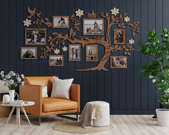Hang an Art Piece or Memories | Living Room Interior Design