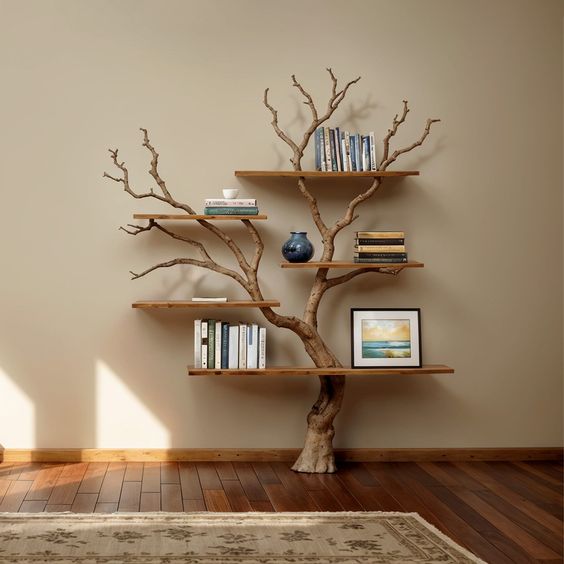 Floating Shelves for Wall Decor | Living Room Interior Design