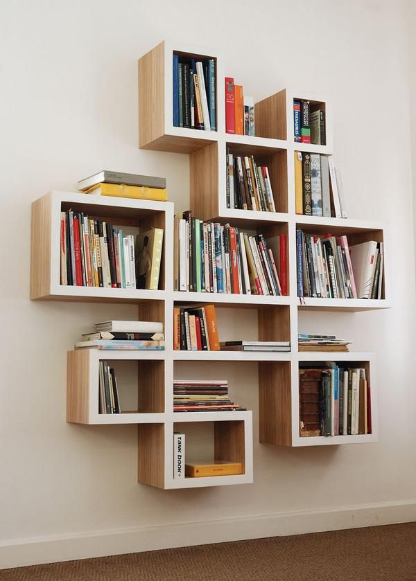 Mounted Book Shelf | house decoration ideas
