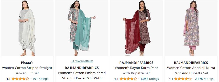 Pakistani suit for women